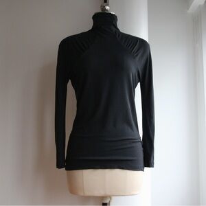 1990's-Y2K MaxMara Mock Neck Viscose Top